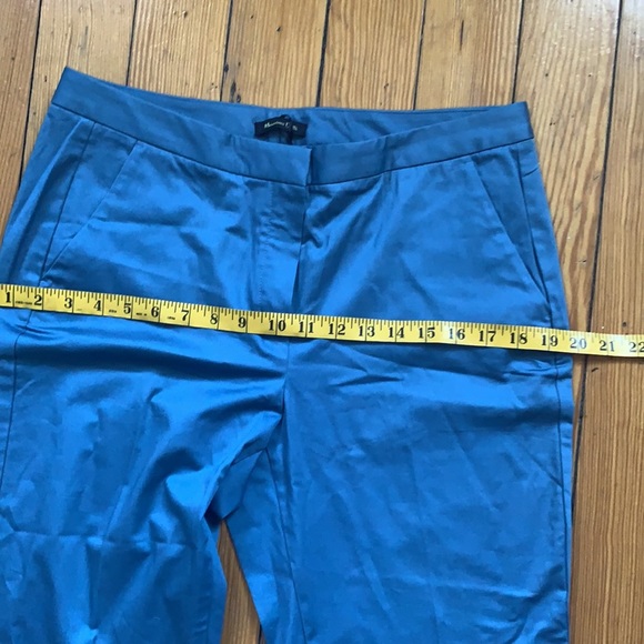Massimo Dutti light teal capri pants NWT - Picture 4 of 10